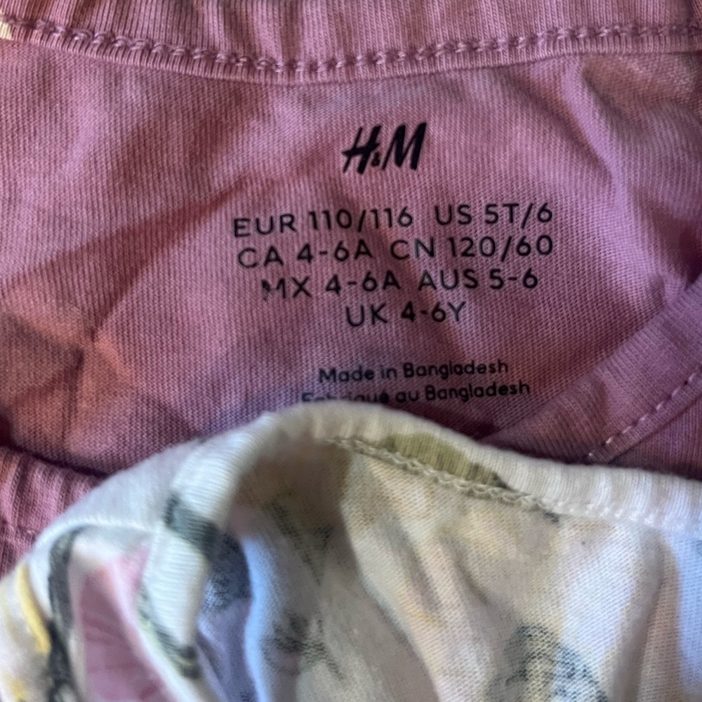 Set of 5 H&M dresses 4/5T Great condition no stains, lightly used sf /pf home - Picture 2 of 8
